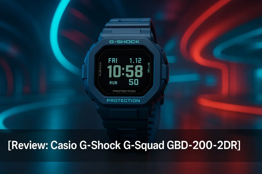 Relógio Casio G-Shock G-Squad GBD-200-2DR: Resistência e Conectividade