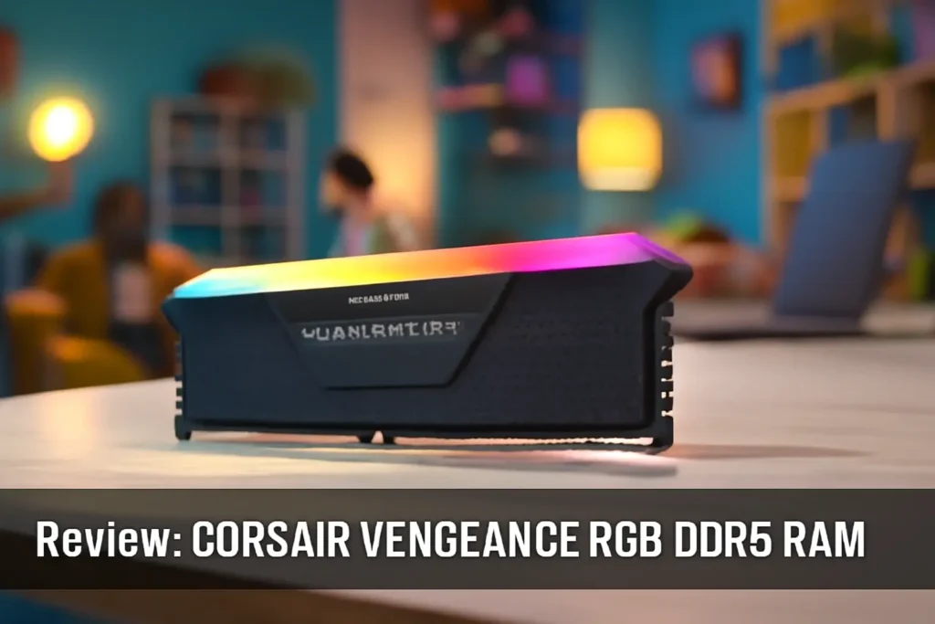 CORSAIR VENGEANCE RGB DDR5 RAM 32GB (2x16GB) 6000MHz CL36-44-44-96 1,35V