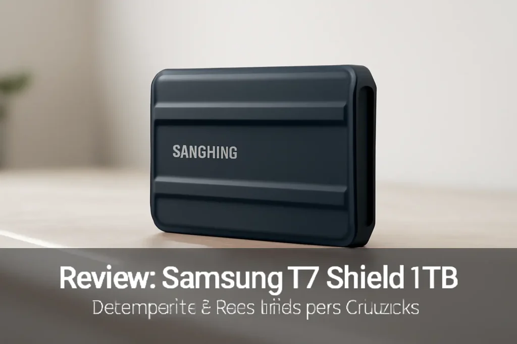 Samsung T7 Shield 1 TB: Desempenho e Resistência para Criadores