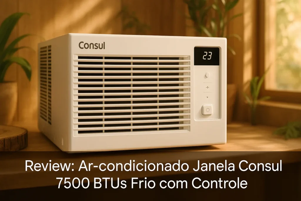 Ar-condicionado Janela Consul 7500 BTUs Frio com Controle