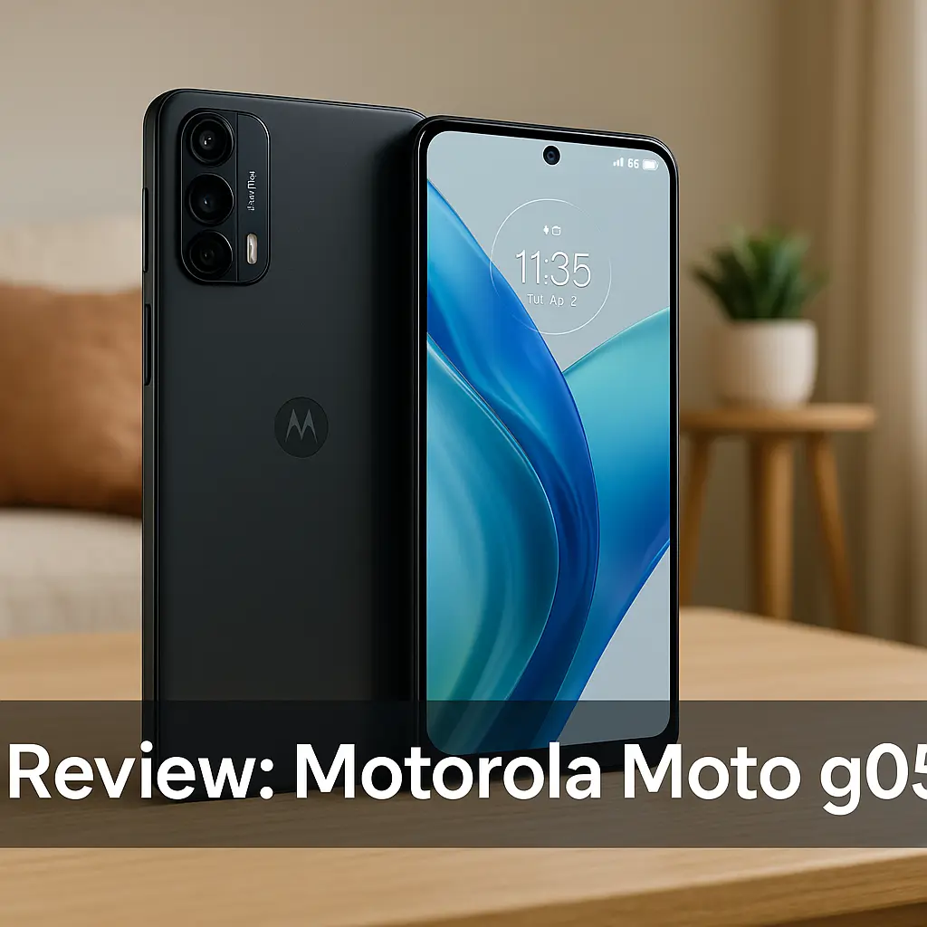 Smartphone Motorola Moto g05 com 12GB RAM Boost e Câmera de 50MP