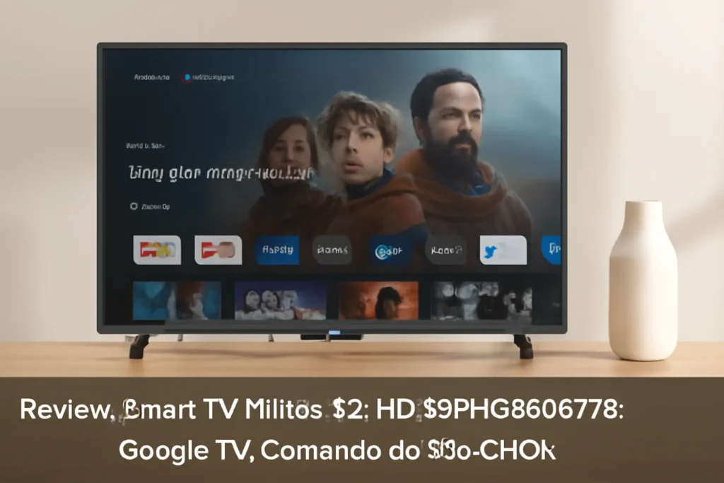 Smart TV Philips 32" HD 32PHG6909/78: Google TV, Comando de Voz e HDR