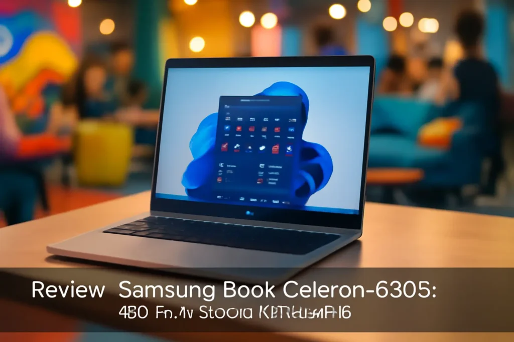 Samsung Book Celeron-6305: 4GB RAM, 500GB HD, Tela FHD