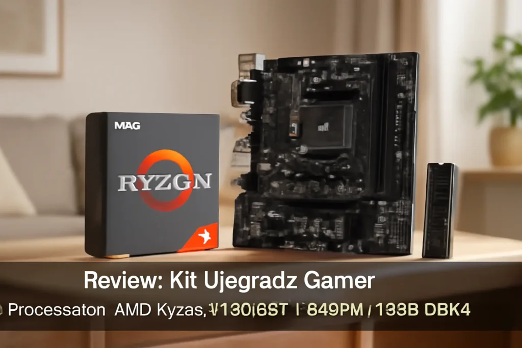 Kit Upgrade Gamer, Processador AMD Ryzen 5 5600GT + B450M + 16GB DDR4