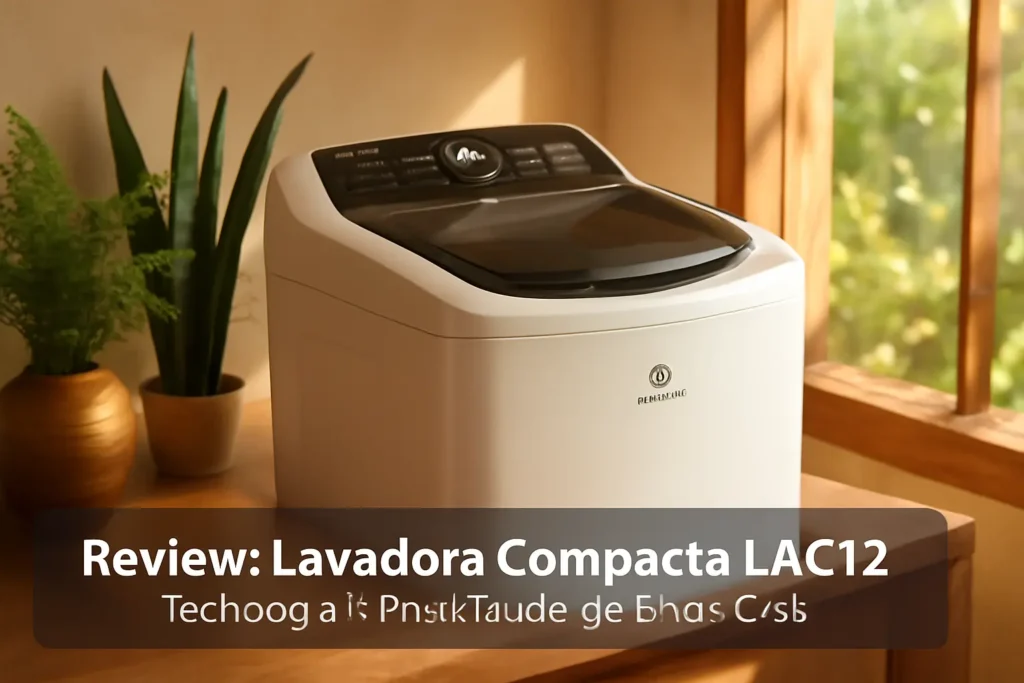 Lavadora Compacta LAC12: Tecnologia e Praticidade para Sua Casa