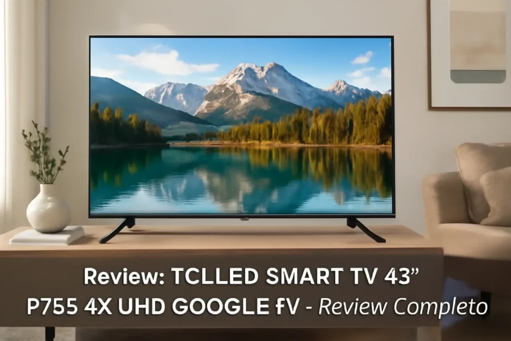 TCL LED SMART TV 43” P755 4K UHD GOOGLE TV - Review Completo