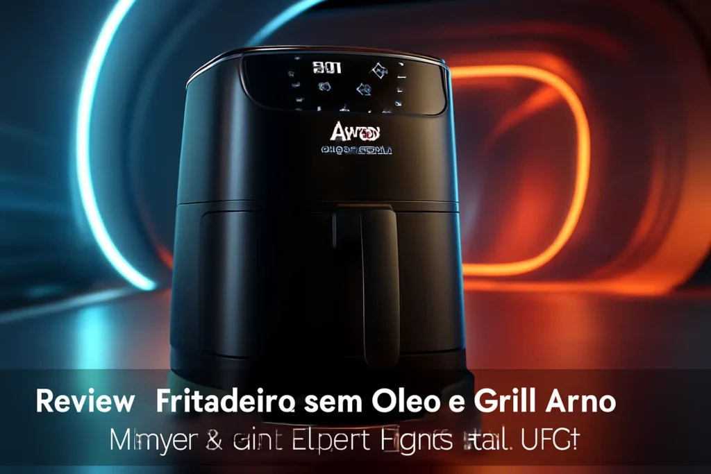 Fritadeira sem Óleo e Grill Arno Airfryer & Grill Expert Digital 4,2L UFE2