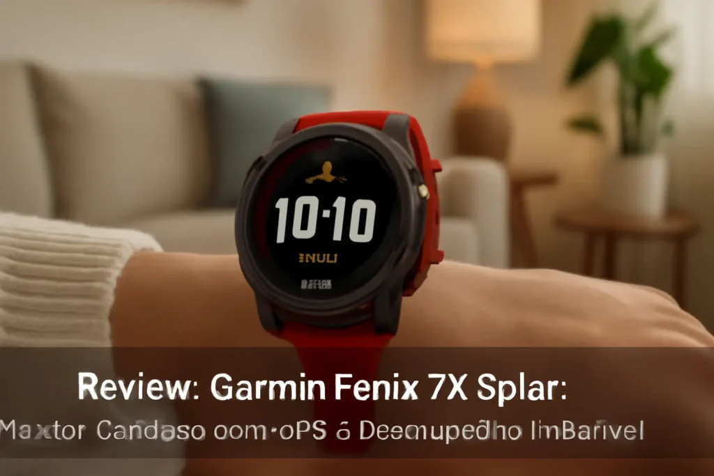 Garmin Fenix 7X Solar: Monitor Cardíaco com GPS e Desempenho Imbatível