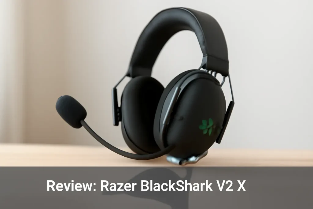 Razer Fone de ouvido para jogos BlackShark V2 X: Som surround 7.1 e Drivers de 50 mm