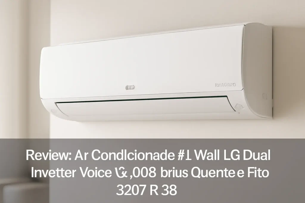 Ar Condicionado Hi Wall LG Dual Inverter Voice 12.000 Btus Quente e Frio 220v R-32
