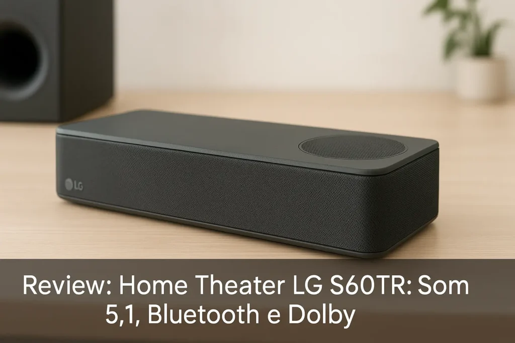 Home Theater LG S60TR: Som 5.1, Bluetooth e Dolby