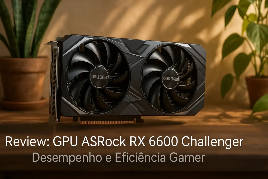 GPU ASRock RX 6600 Challenger: Desempenho e Eficiência Gamer