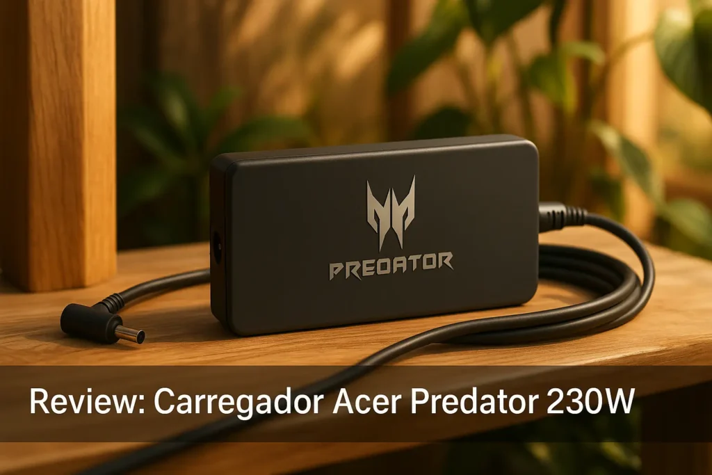 Carregador Acer Predator 230W: Potência Estável e Confiável