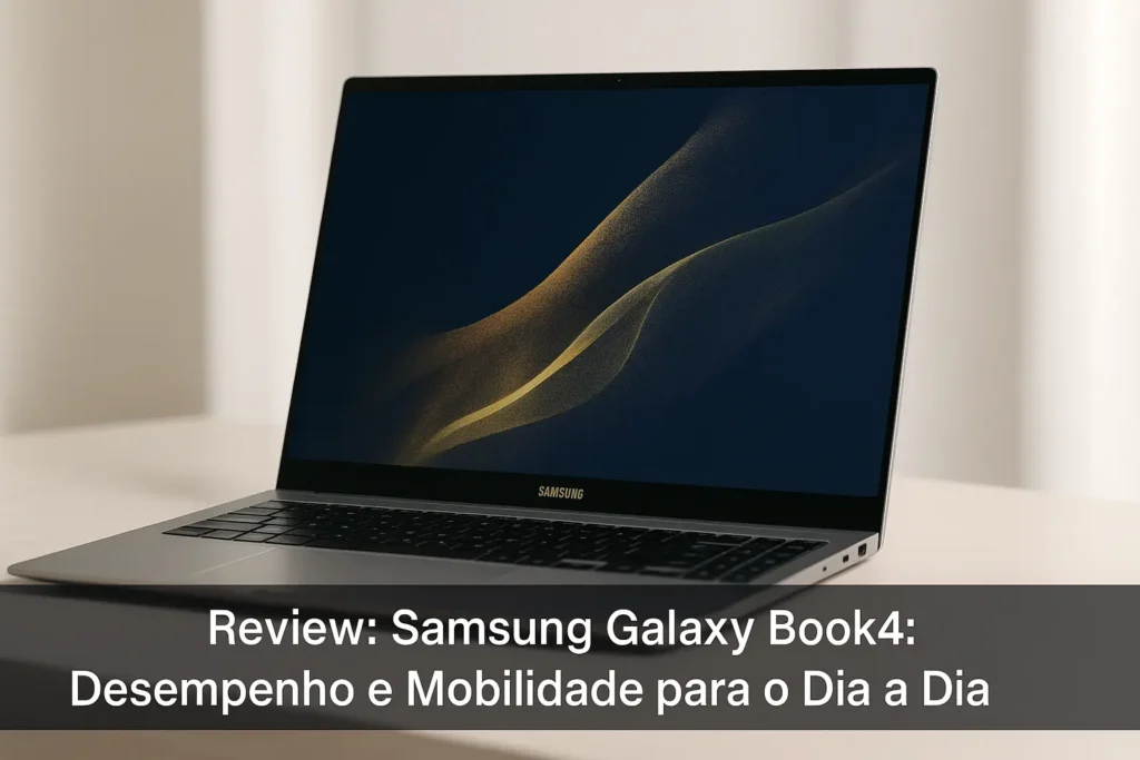 Samsung Galaxy Book4: Desempenho e Mobilidade para o Dia a Dia