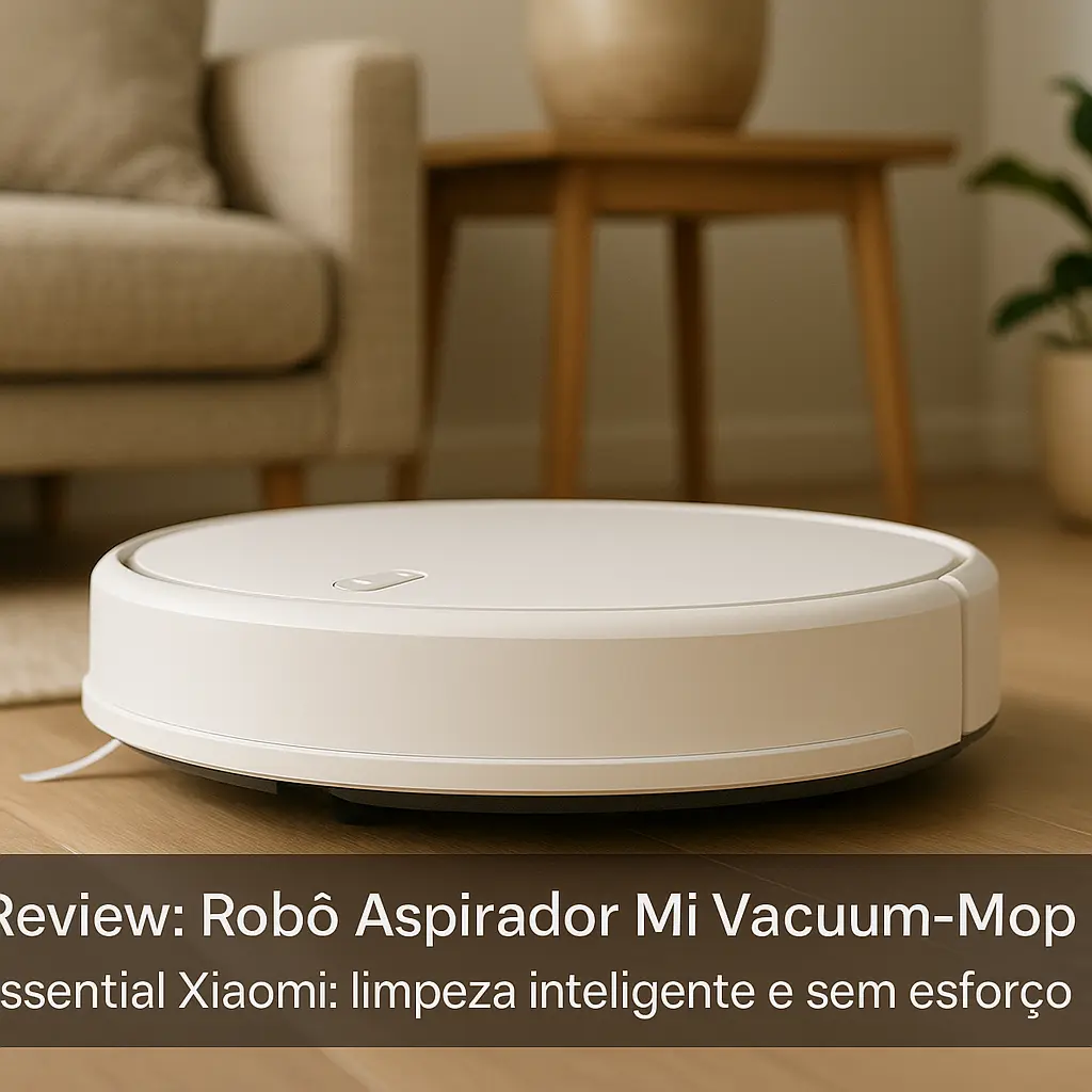 Robô Aspirador Mi Vacuum-Mop Essential Xiaomi: limpeza inteligente e sem esforço