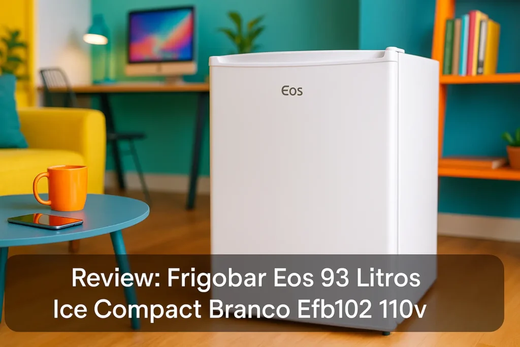 Frigobar Eos 93 Litros Ice Compact Branco Efb102 110v: compacto, silencioso e eficiente