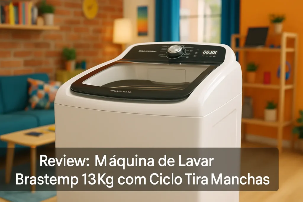 Máquina de Lavar Brastemp 13Kg com Ciclo Tira Manchas