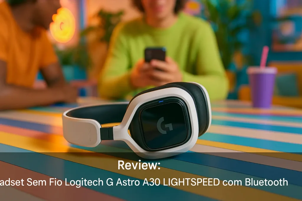 Headset Sem Fio Logitech G Astro A30 LIGHTSPEED com Bluetooth