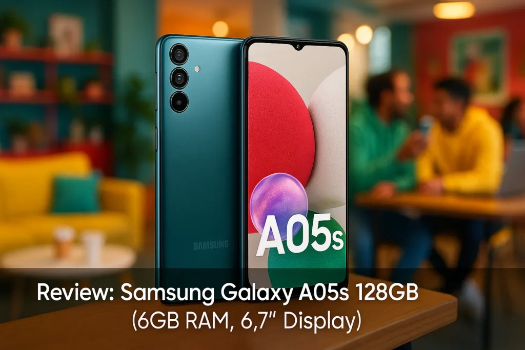 Samsung Galaxy A05s 128GB com 6GB RAM e Tela de 6.7"