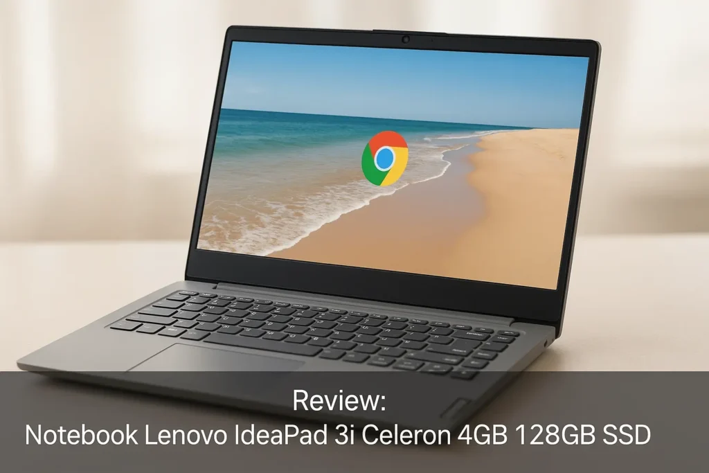 Notebook Lenovo IdeaPad 3i Celeron 4GB 128GB SSD