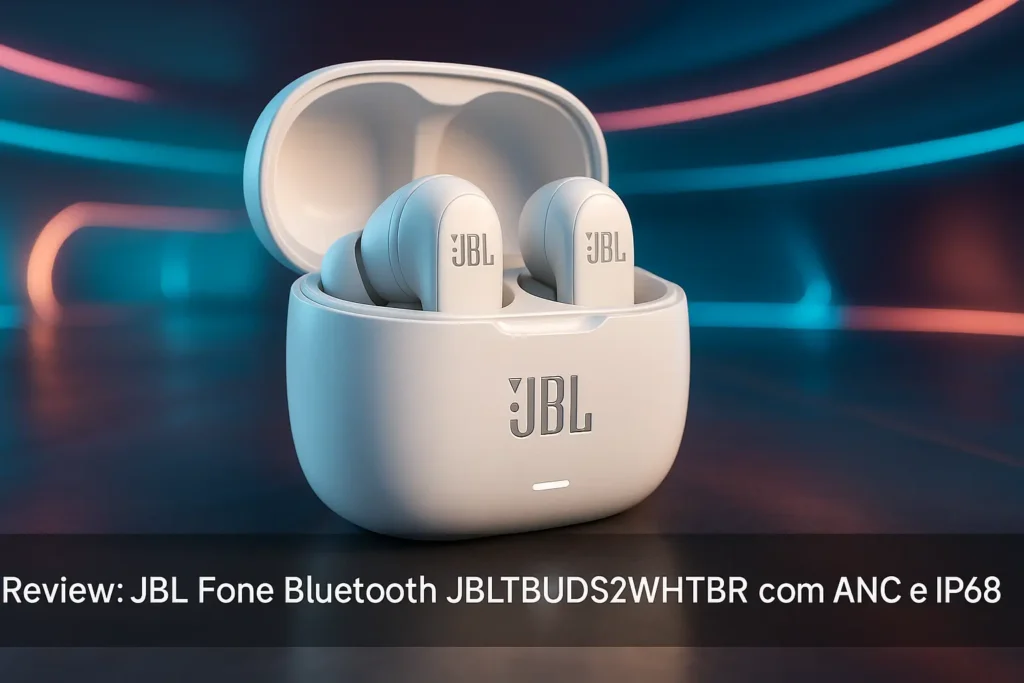 JBL Fone Bluetooth JBLTBUDS2WHTBR com ANC e IP68