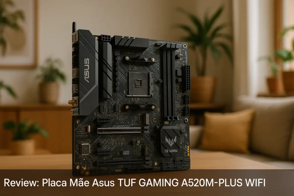 Placa Mãe Asus TUF GAMING A520M-PLUS WIFI: estabilidade e conectividade para gamers