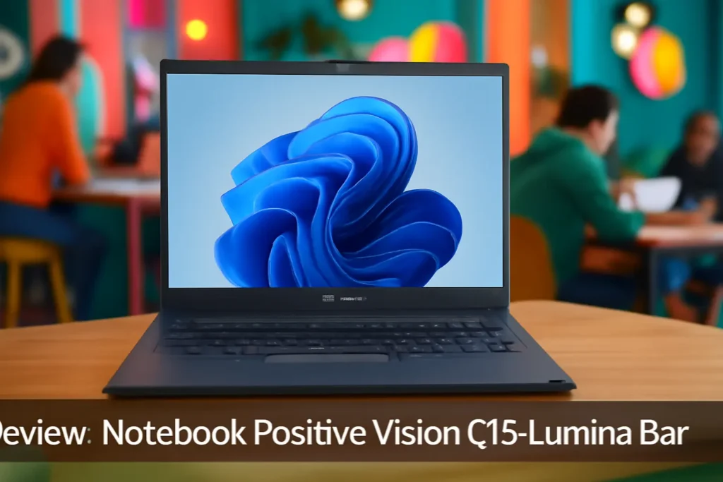 Notebook Positivo Vision C15 Lumina Bar: conectividade e eficiência