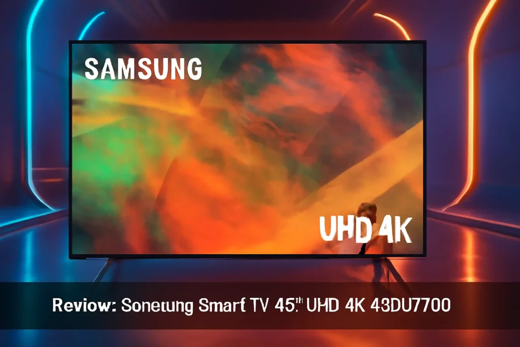 Samsung Smart TV 43" UHD 4K 43DU7700 - Processador Crystal 4K, Gaming Hub