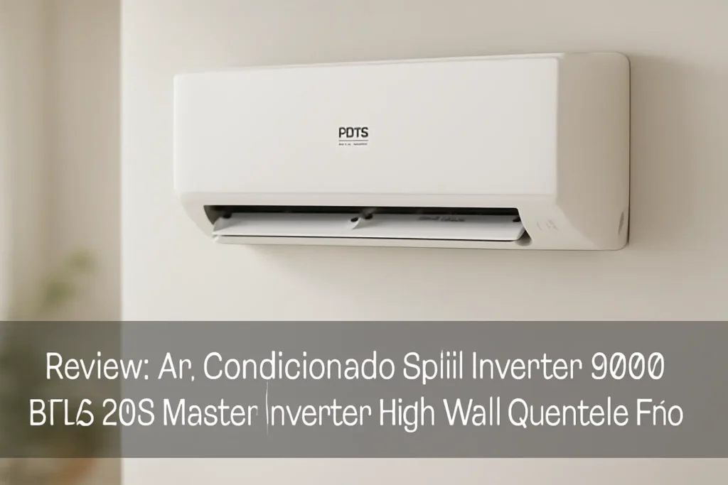 Ar-Condicionado Split Inverter 9000 BTUs EOS Master Inverter High Wall Quente e Frio