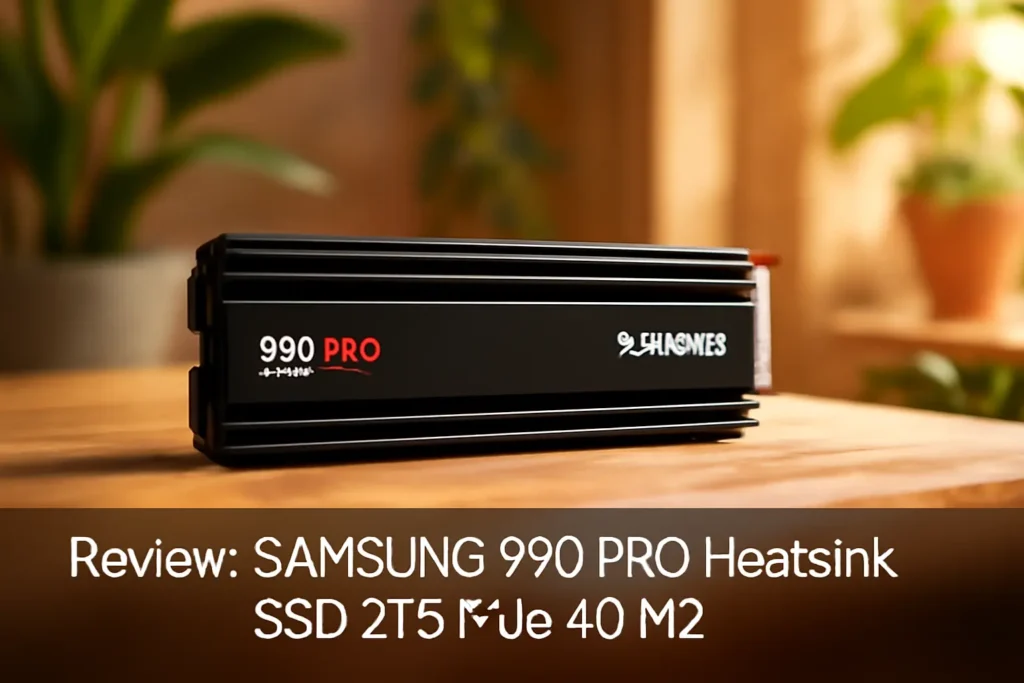 SAMSUNG 990 PRO com dissipador de calor SSD 2TB PCIe 4.0 M.2: Desempenho e Eficiência para Jogos