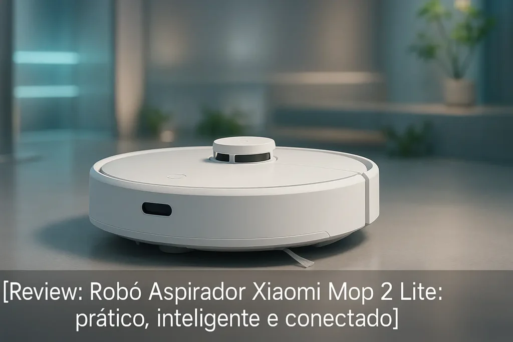 Robô Aspirador Xiaomi Mop 2 Lite: prático, inteligente e conectado