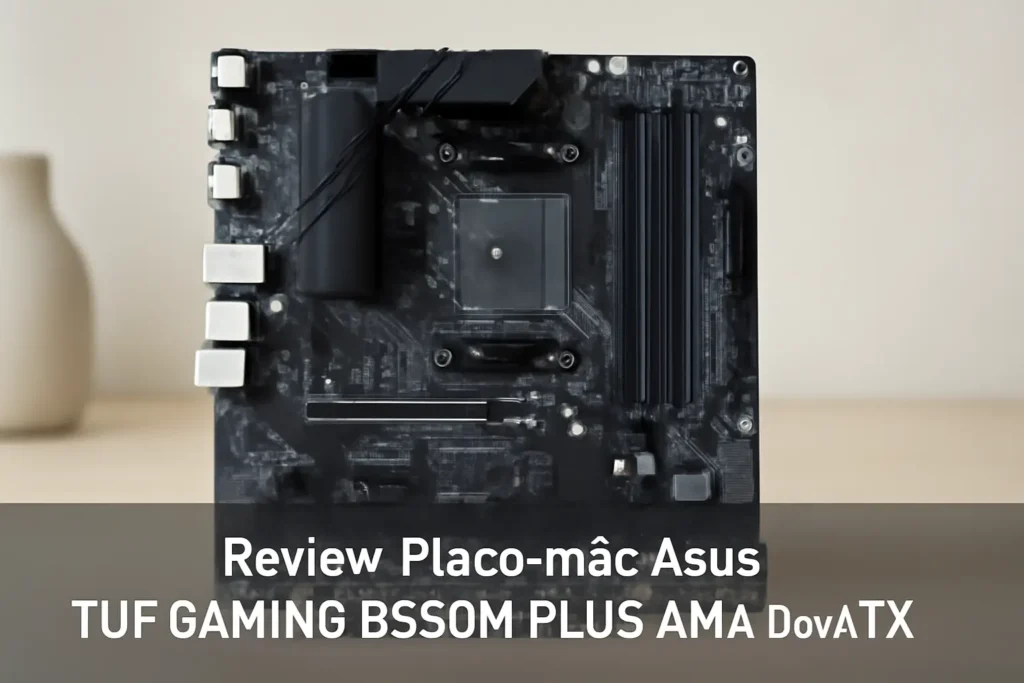 Placa Mãe Asus TUF GAMING B550M-PLUS AM4 DDR4 mATX: Performance e Durabilidade