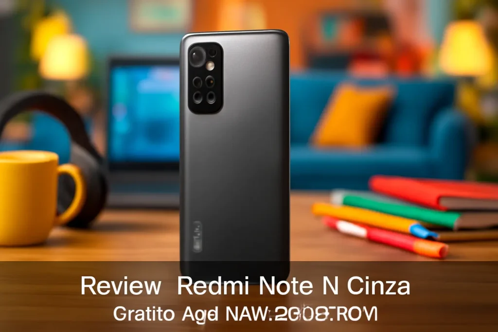 Redmi Note 11 Cinza Grafite 4GB RAM 128GB ROM - Desempenho e Design Moderno