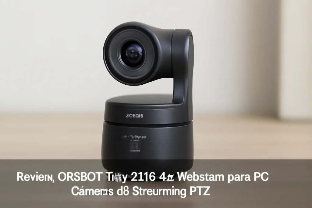 OBSBOT Tiny 2 Lite 4K Webcam para PC - Câmera de Streaming PTZ