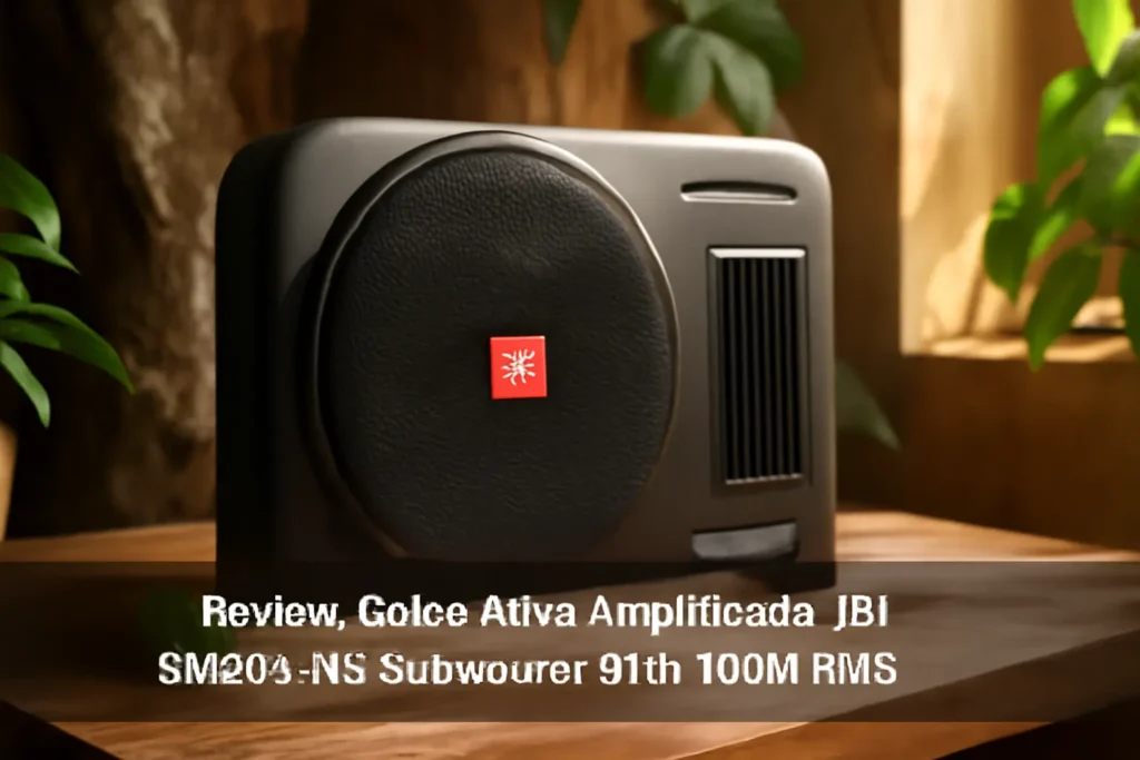 Caixa Ativa Amplificada JBL SW68A-MS Subwoofer Slim 100W RMS - Eletrônicos e Tecnologia