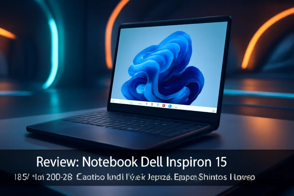 Notebook Dell Inspiron 15 15.6" Full HD 12ª Geração Intel Core i3 8GB 512GB SSD Windows 11 Preto