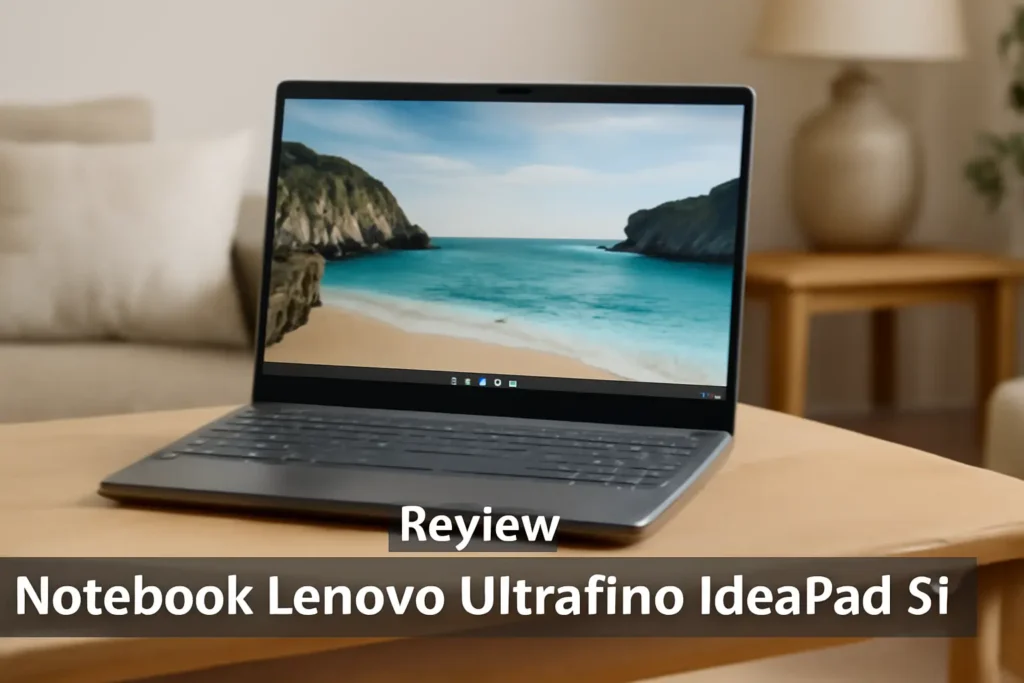 Notebook Lenovo Ultrafino IdeaPad 3i i7 8GB 256GB SSD Placa de Vídeo Dedicada Linux 15.6"