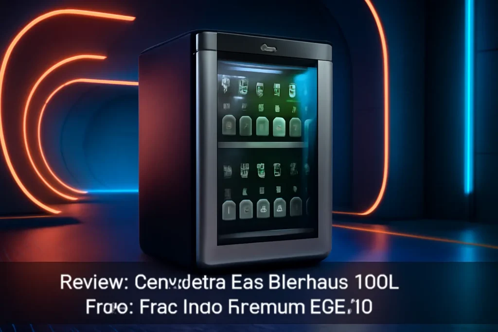 Cervejeira Eos Bierhaus 100L Frost Free Inox Titanium ECE110