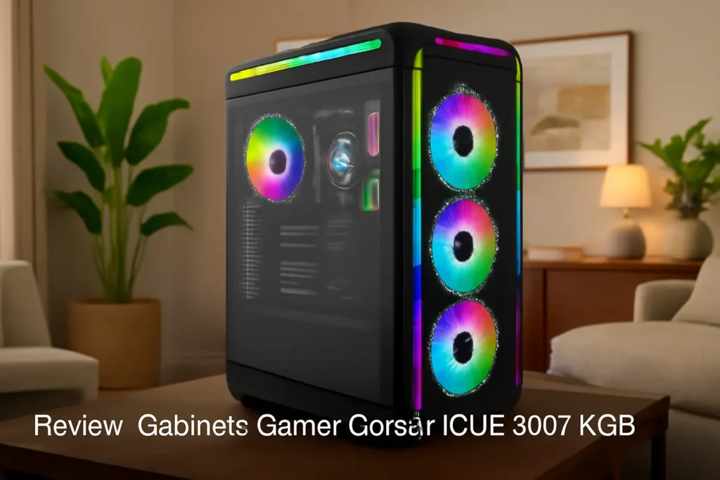 Gabinete Gamer Corsair iCUE 5000T RGB, Mid Tower, ATX, Lateral em Vidro Temperado, Branco