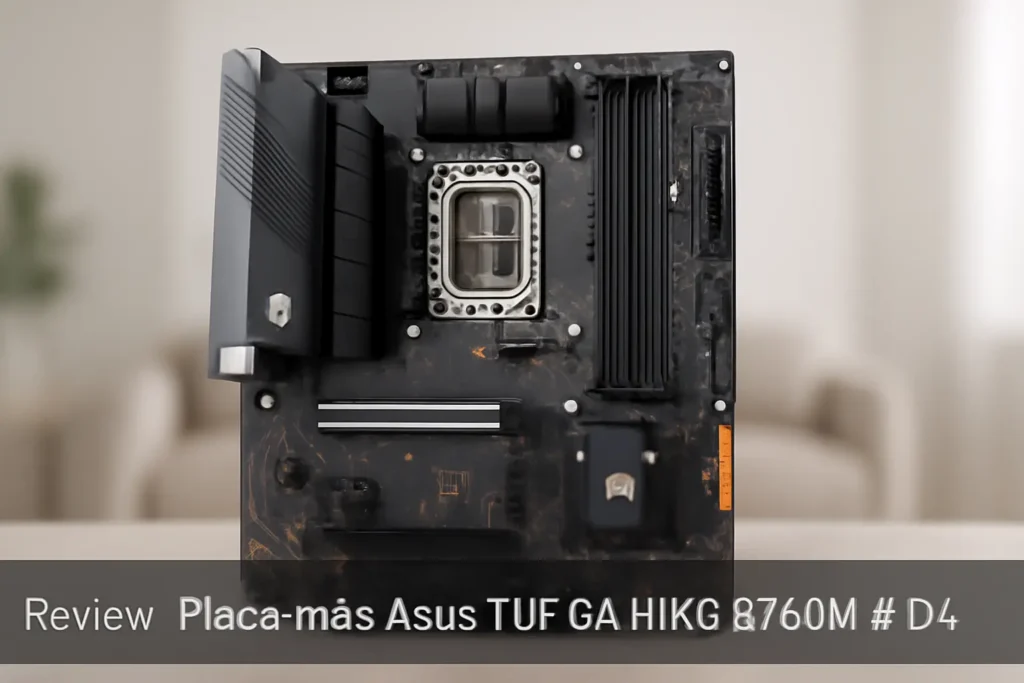 Placa Mãe Asus TUF GAMING B760M-E D4: Robustez e Desempenho para sua Montagem
