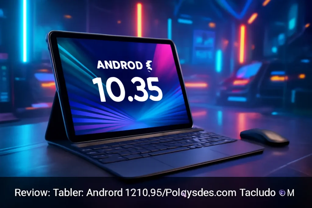 Tablet Android 12 10,36 Polegadas com Teclado e Mouse
