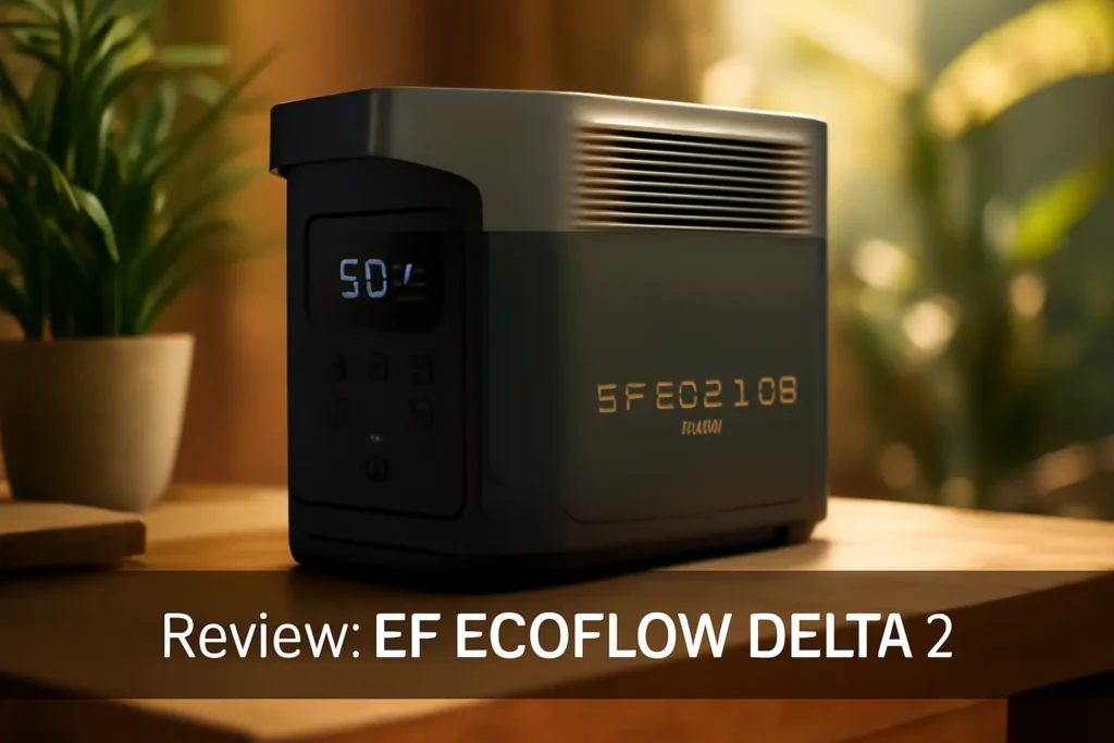 EF ECOFLOW DELTA 2: Estação de Energia Portátil com Bateria LiFePO4 e Carregamento Rápido