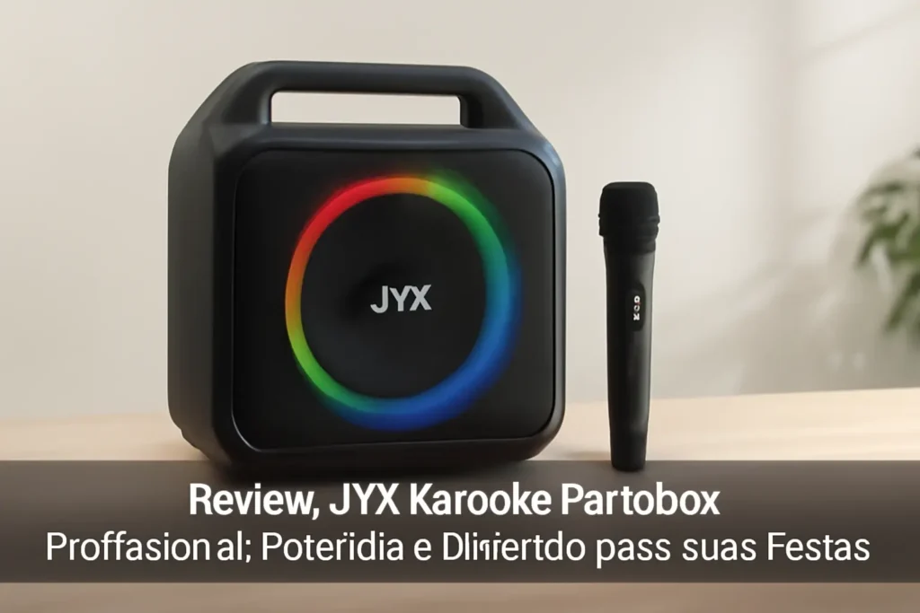 JYX Karaoke Partybox Profissional: Potência e Diversão para Suas Festas