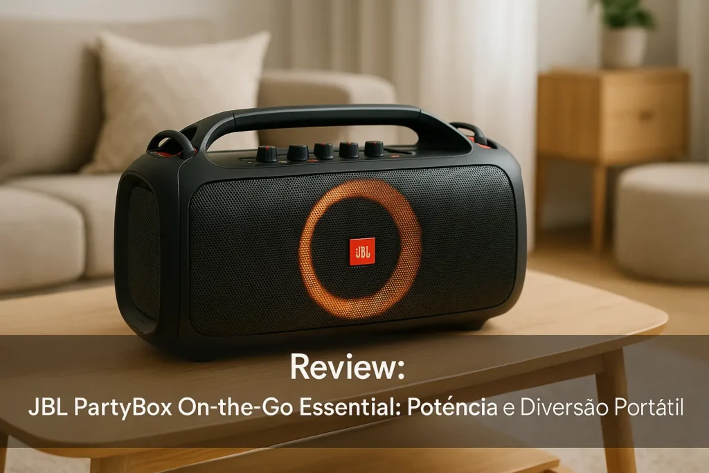 JBL PartyBox On-the-Go Essential: Potência e Diversão Portátil