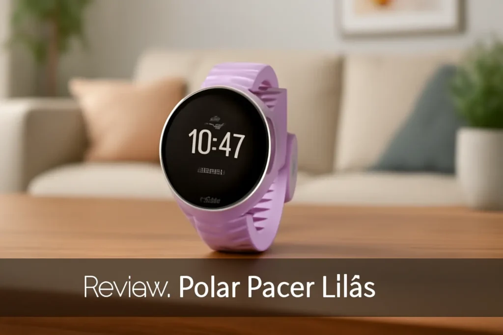 Polar Pacer Lilás - Relógio GPS com Monitor de Frequência Cardíaca e Programas de Treinamento