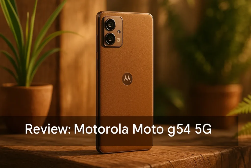 Motorola Moto g54 5G: Fluidez, Câmera e Estilo com Acabamento Vegan Leather