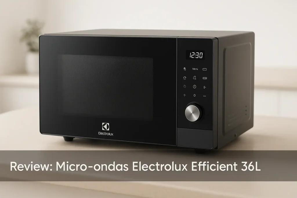 Micro-ondas Electrolux Efficient 36L: funções inteligentes e design moderno