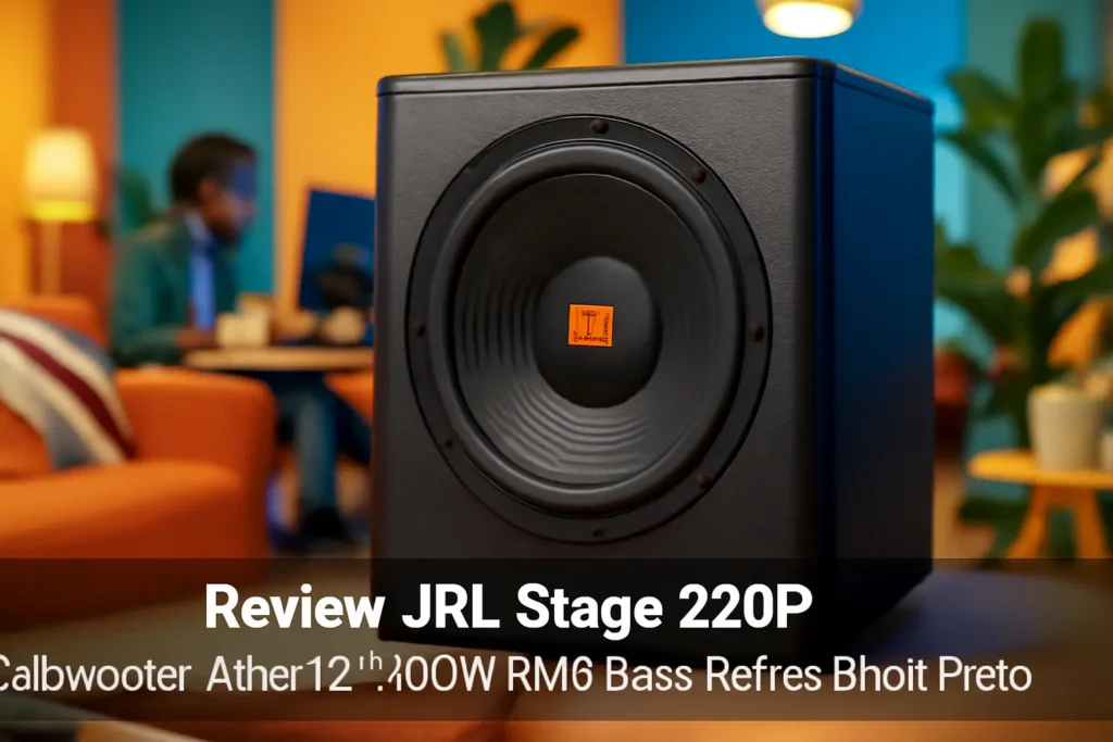 JBL Stage 220p Subwoofer Ativo 12" 300W RMS Bass Reflex Bivolt Preto