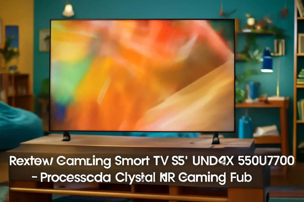 Samsung Smart TV 55" UHD 4K 55DU7700 - Processador Crystal 4K, Gaming Hub