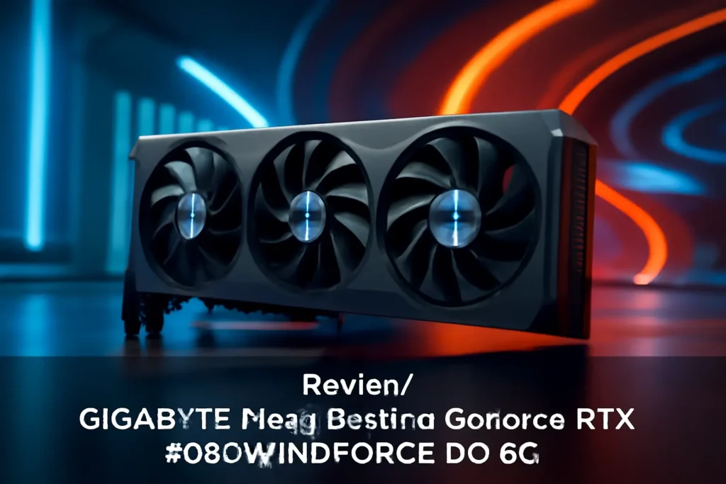 GIGABYTE Placa Gráfica GeForce RTX 4060 WINDFORCE OC 8G: Potência e Eficiência para Gamers